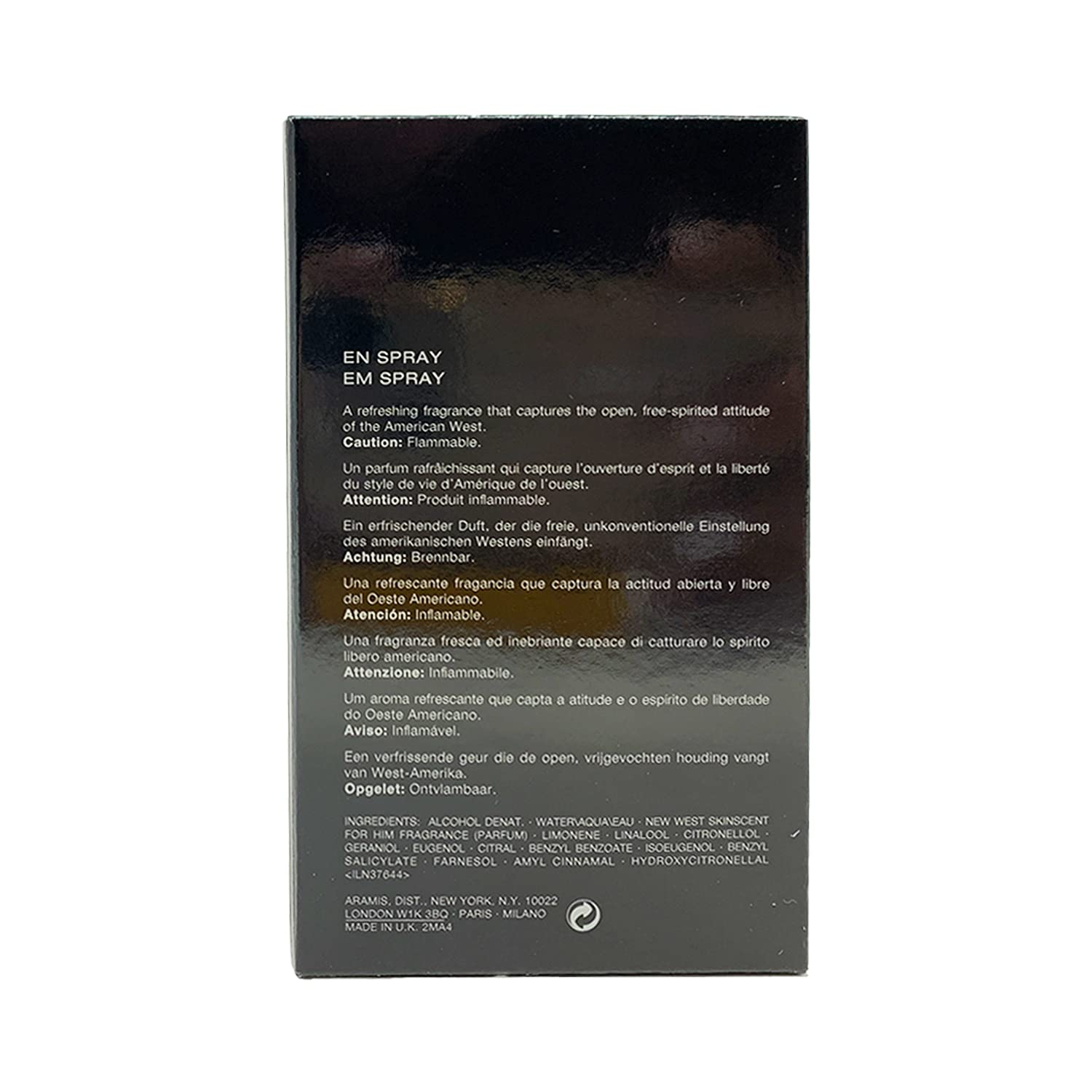 Perfume Aramis New West Skinscent Spray 100ml Para Homens - Carrefour