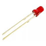 Led 3mm Vermelho Difuso Pacote 1000 Peças Com Nota