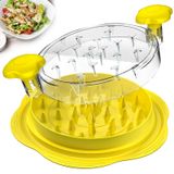 Triturador De Frango Suretivian Large Twist Com Escova E Garfo Amarelo