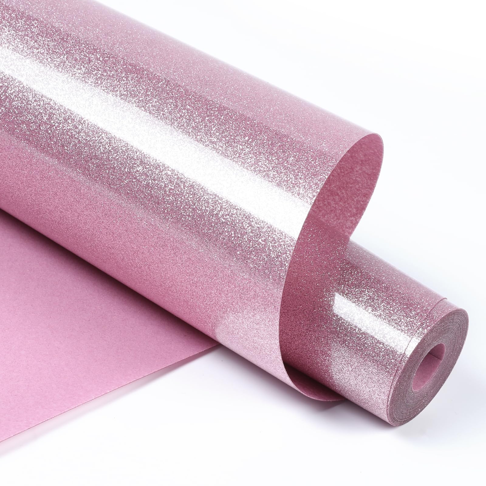 Vinil De Transferência De Calor Htvront Light Purple Glitter 3m