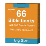 Flash Cards Docdeer Bible 6 Livros Com 30 Versículos E Informações