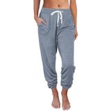 Calça De Moletom Feminina Automet Lounge Pijama Joggers Greyblue S