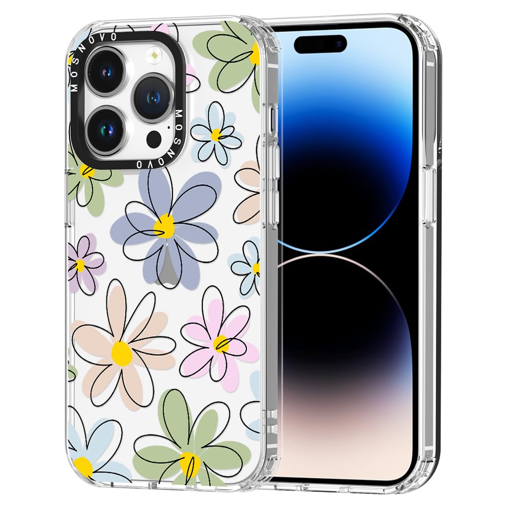 Capa De Telefone Mosnovo Para Iphone 14 Pro Buffertech Clear Tpu