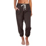 Calça De Moletom Feminina Automet Lounge Pijama Joggers Brown Xxl