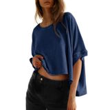 Camisa Dokotoo Summer Para Mulheres Plus Size Crop Top 2025 Fashion