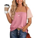 Tops Wiholl, Roupas Femininas De Algodão, Manga Curta, Verão, Praia