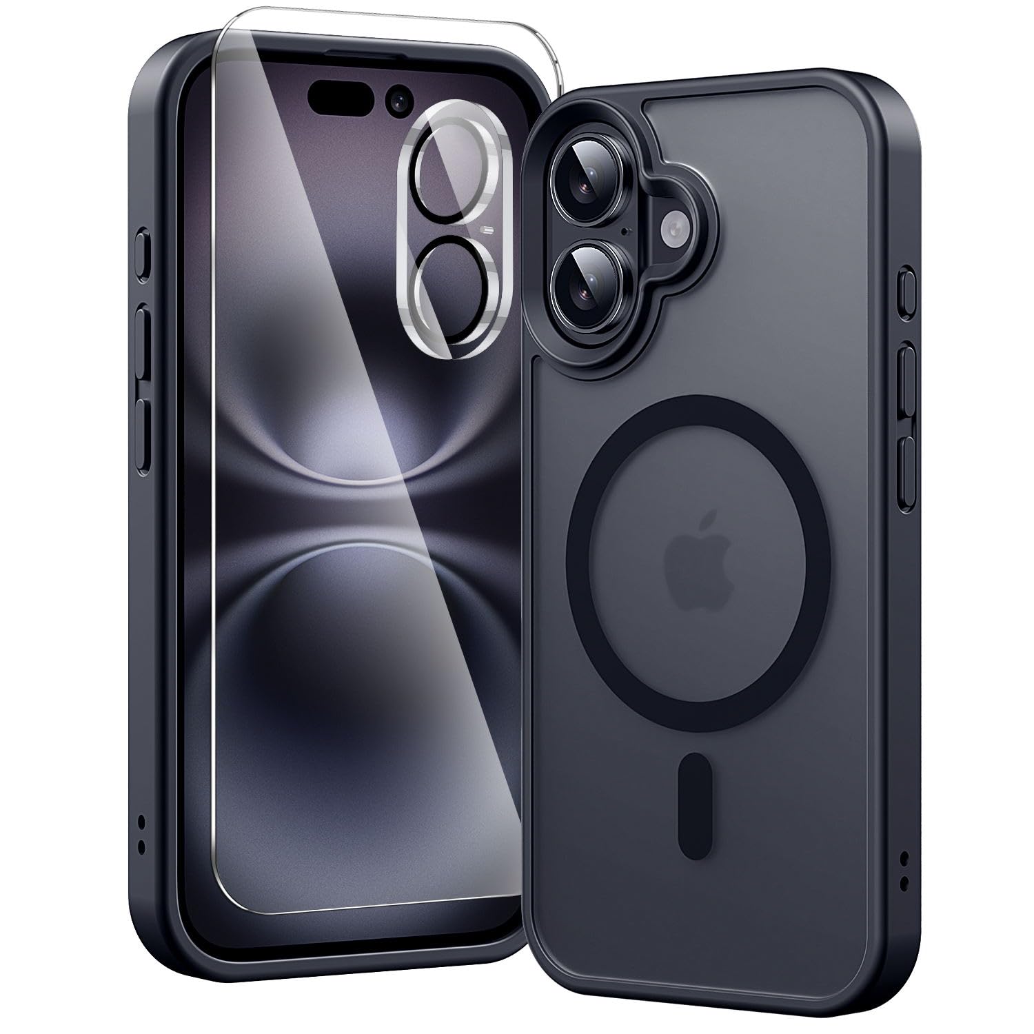 Capa De Telefone Toushion 3 Em 1 Com Magsafe Para Iphone 16 Plus De 6,7"