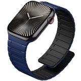 Pulseira De Silicone Magnético Snblk Para Apple Watch 44-49 Mm Azul Marinho