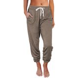 Calça De Moletom Feminina Automet Lounge Pijama Joggers Lightcoffee M