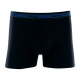 Cueca Boxer Preto M Algodão Mash