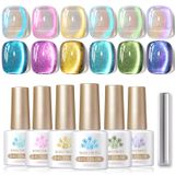 Esmalte De Unhas Born Pretty Cat Magnetic Eye Gel 7 Ml X 6
