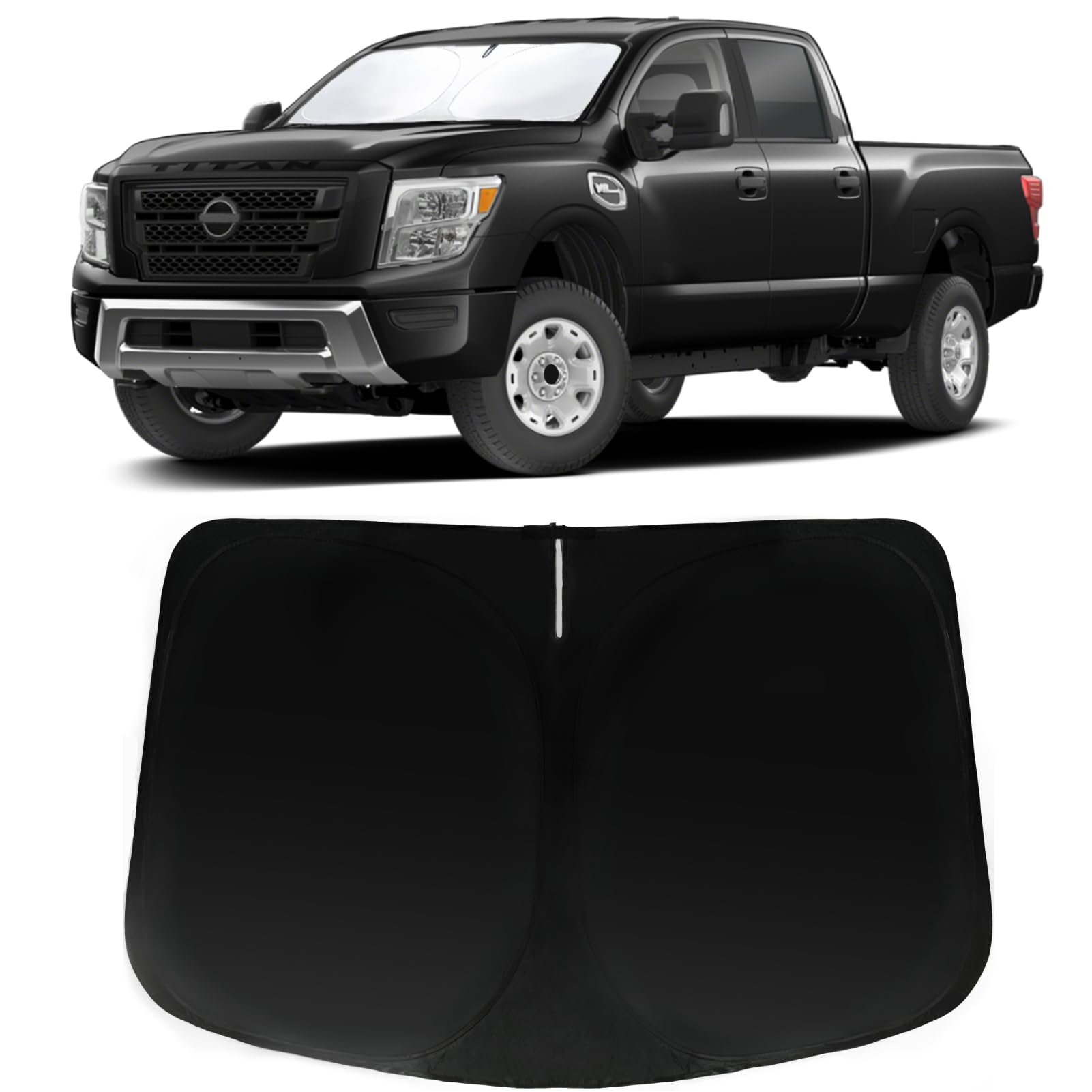 Pára-brisa Sun Shade Paimoho Para Nissan Titan 2020-2023