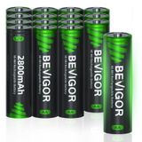 Baterias Recarregáveis Bevigor Aa 2800mah 1,2 V Ni-mh 16 Unidades