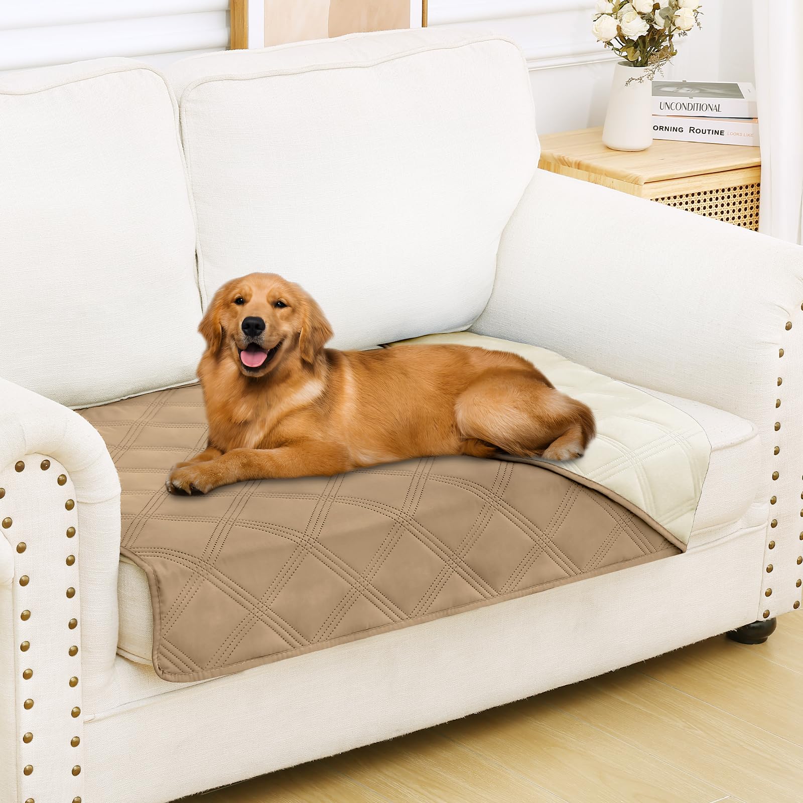 Cobertor Impermeável Para Cães Smiry 30x53 Cm Camel/bege