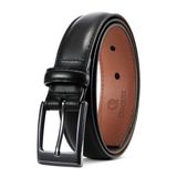 Cinto De Couro Chaoren Para Homens, Vestido Preto Perfeito Com 3 Cm De Largura