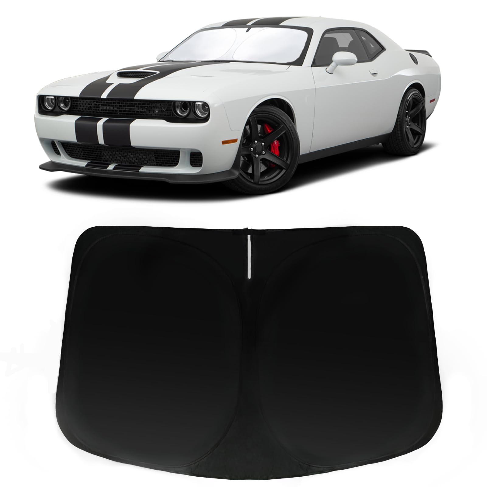 Pára-brisa Sun Shade Paimoho Para Dodge Challenger 2015-2023