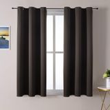 Cortinas De Janela Chrisdowa Small 102 Cm De Comprimento Bedroom Brown 2p