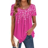 Blusa Feminina Zeagoo Com Estampa Tropical De Verão Gg
