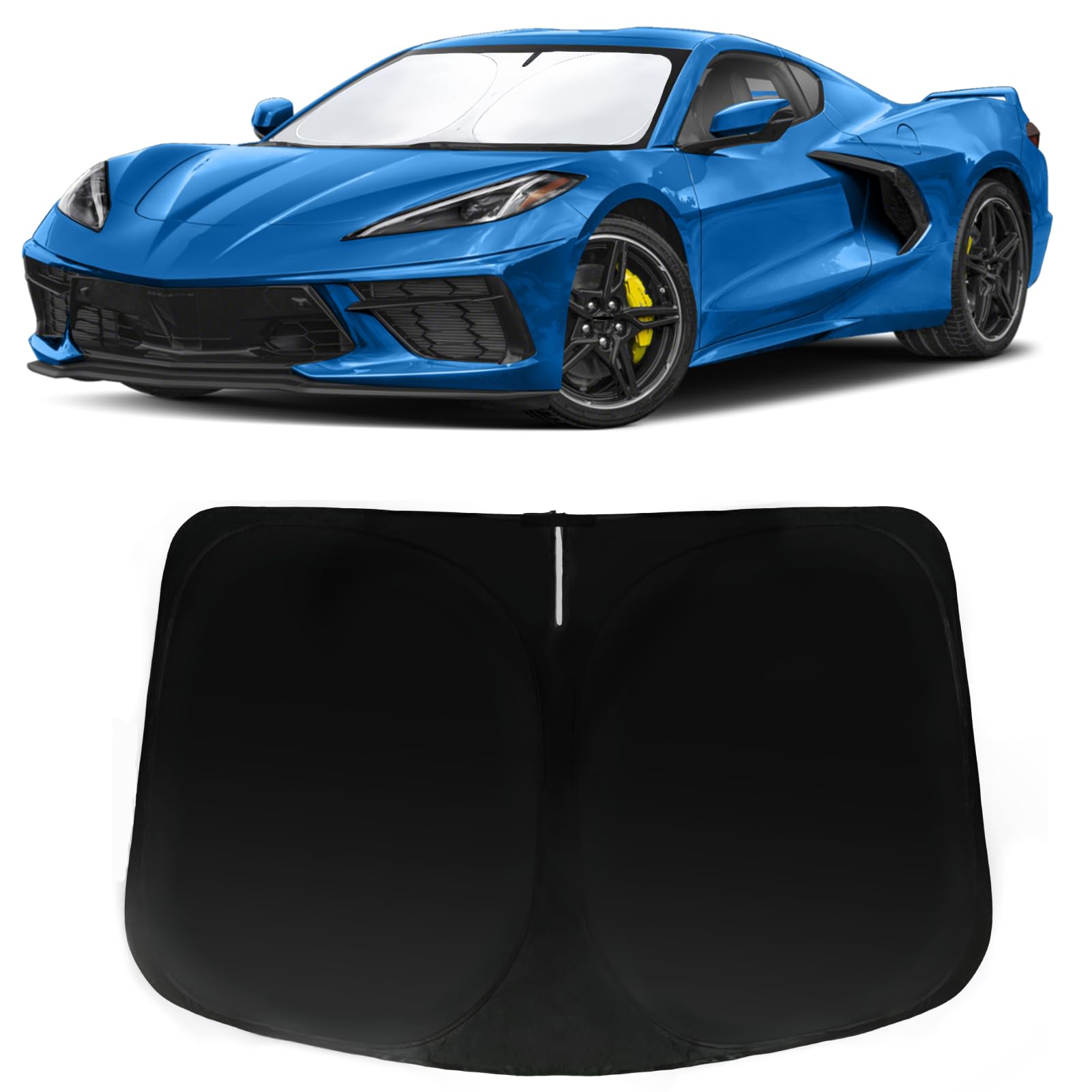 Pára-brisa Sun Shade Paimoho Para Chevy Corvette C8 2020-2024