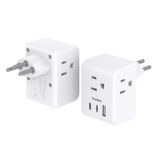 Adaptador De Viagem One Beat Switzerland Tipo J, Pacote Com 2