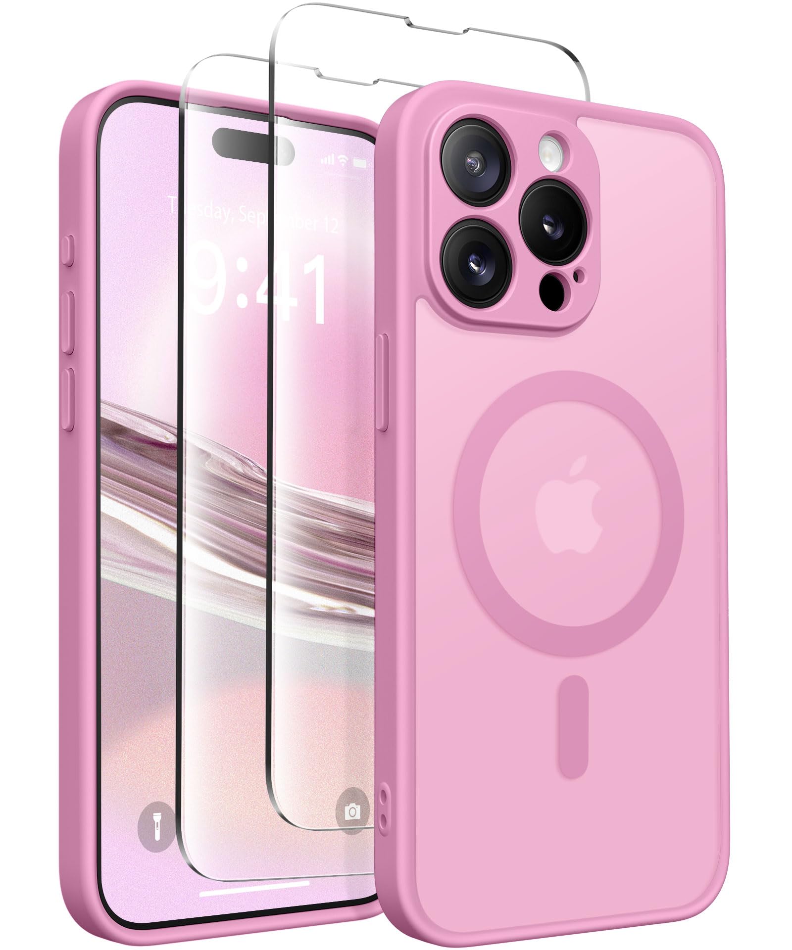 Capa De Telefone Capraro Magnetic Para Iphone 14 Pro Max Grape Purple