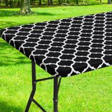 Toalha De Mesa Smiry Retangle Impermeável Para Mesas De 4 Pés