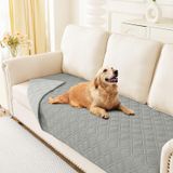 Cobertor De Cama Impermeável Para Cães Hyha Capa De Sofá Reversível Cinza