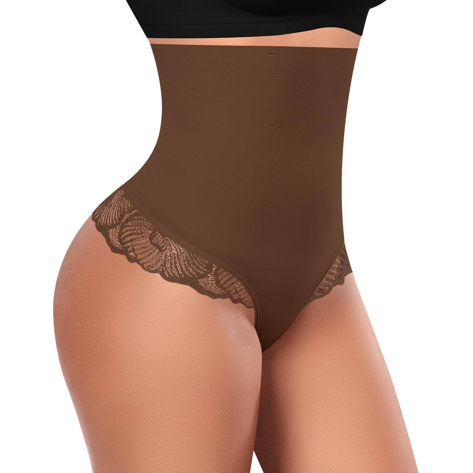 Tanga Shapewear De Cintura Alta Para Controle De Barriga Para Mulheres Werena