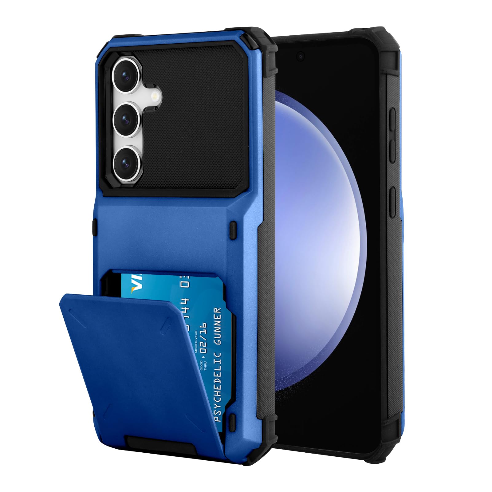 Capa Tipo Carteira Marphe Para Samsung Galaxy S23 Fe Com Compartimento Para 4 Cartões