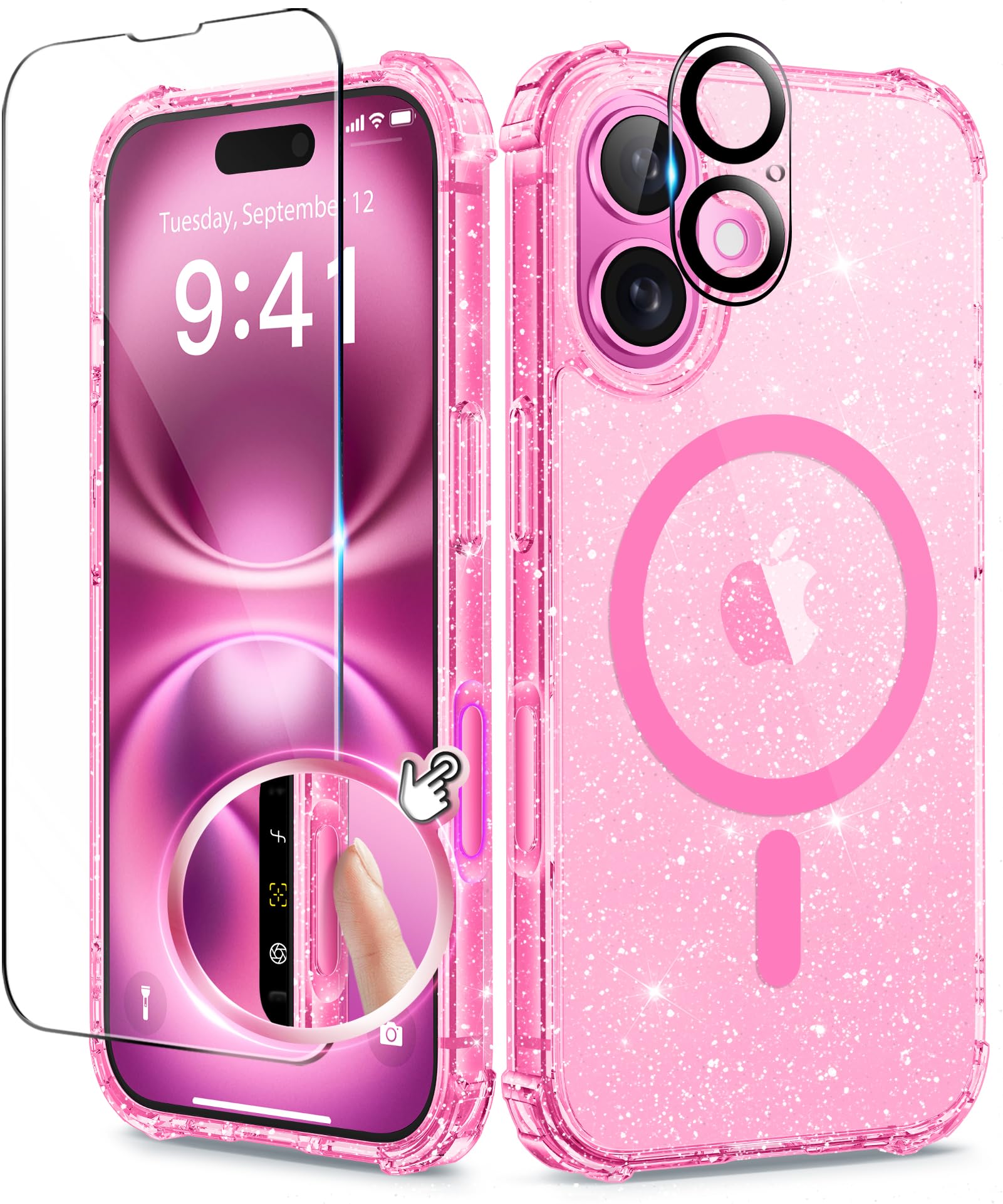 Capa Para Celular Berfy Compatível Com Iphone 16 Plus 6.7"