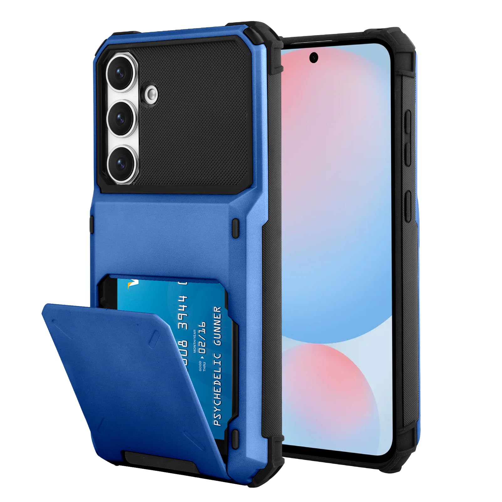 Capa De Telefone Marphe Wallet Com Suporte De Cartão Para Samsung S24 Fe
