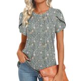 Blusa Túnica Feminina Addtoo 2025, De Verão, Casual, Manga Curta, 3gg