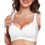 Sutiã Quttlzze Scalloped Lift Wireless Sem Fio Para Mulheres