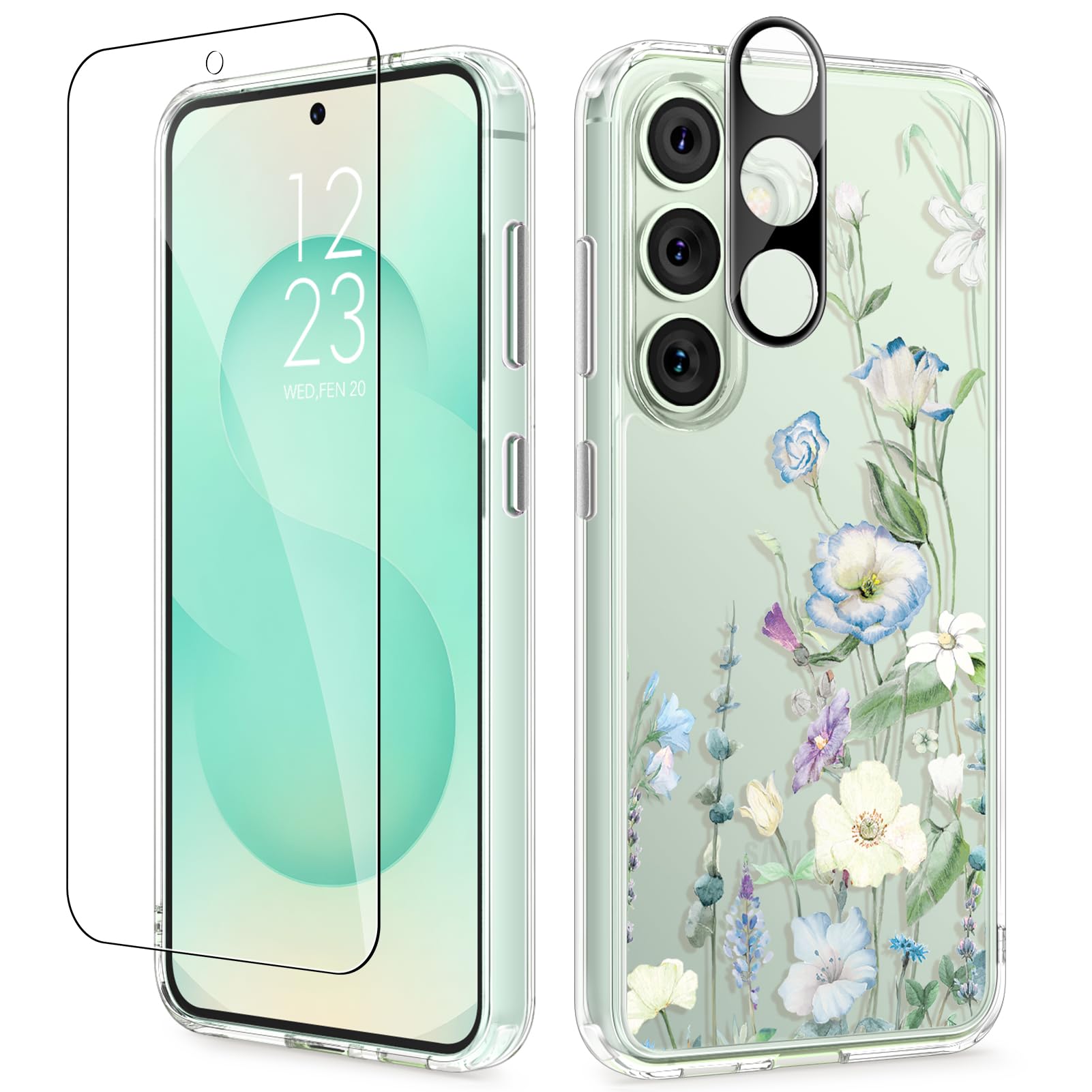 Capa De Telefone Gviewin Para Samsung Galaxy S25 Plus Com Protetor