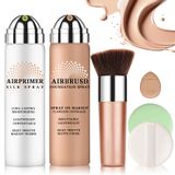 Spray De Maquiagem Airbrush Foundation Lzxlukgir Com Primer 01 Natural