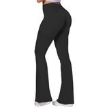 Leggings Sunzel Sunzfly Flare Para Mulheres, Ioga, Pretas, Tamanho M