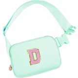 Bolsa De Cinto Uygafly Fanny Pack Tiracolo Com Iniciais Para Meninas