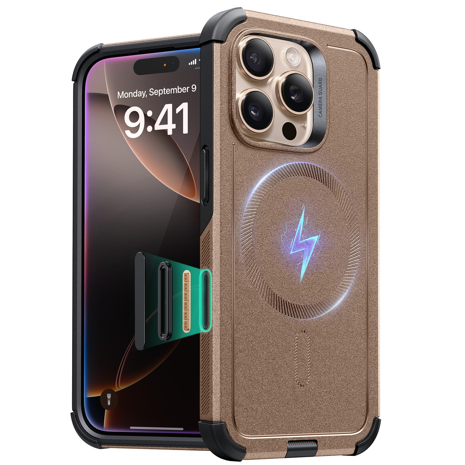 Capa De Telefone Esr Para Iphone 16 Pro Com Proteção Contra Quedas De 7,01 M