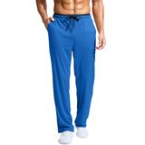 Calça De Moletom Masculina Pudolla, De Fundo Aberto, Leve, Azul, Preta