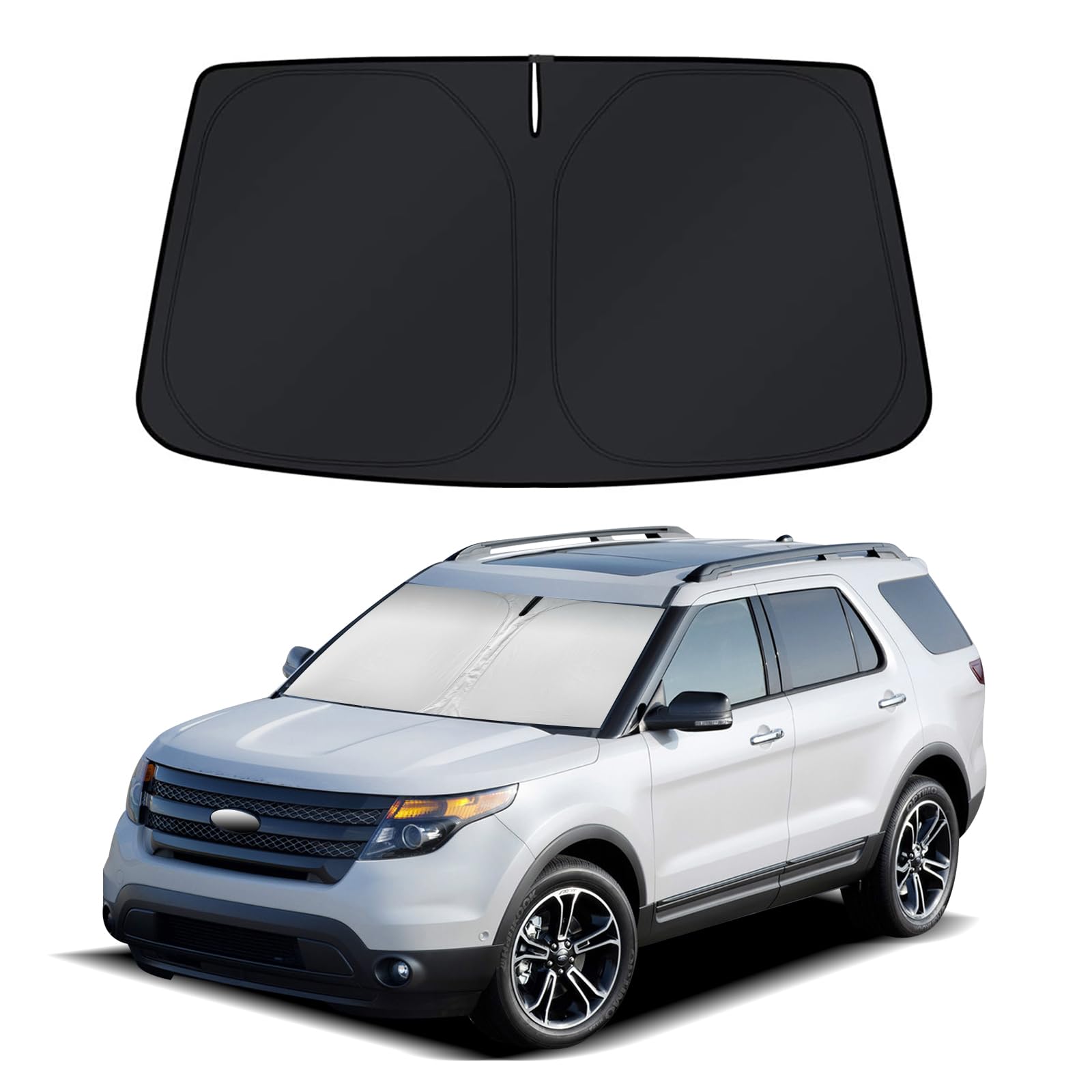 Car Sun Shade Pinbaolala Para Ford Explorer 2020-2024
