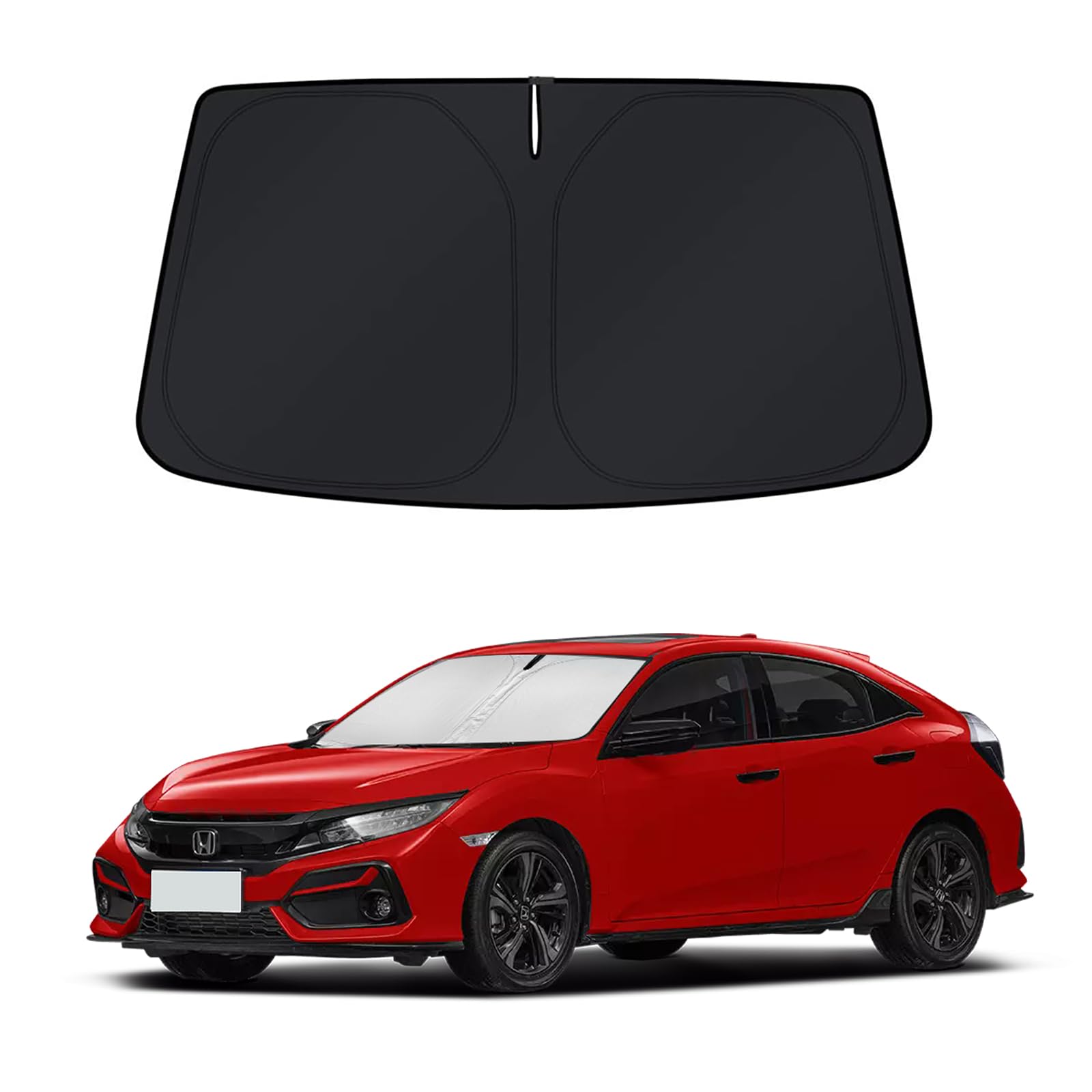 Car Sun Shade Pinbaolala Para Pára-brisa Honda Civic 2016-2021