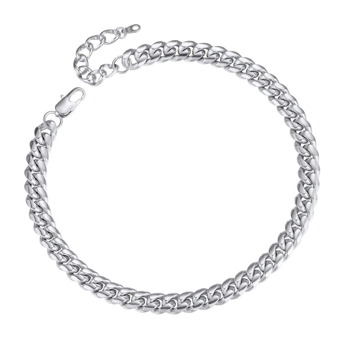 Colar Chainspro Chunky Choker Chain Para Homens, Aço De 35 Cm