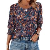 Roupas Xieerduo, Verão De 2025, Férias, Manga 3/4, Blusas Femininas S