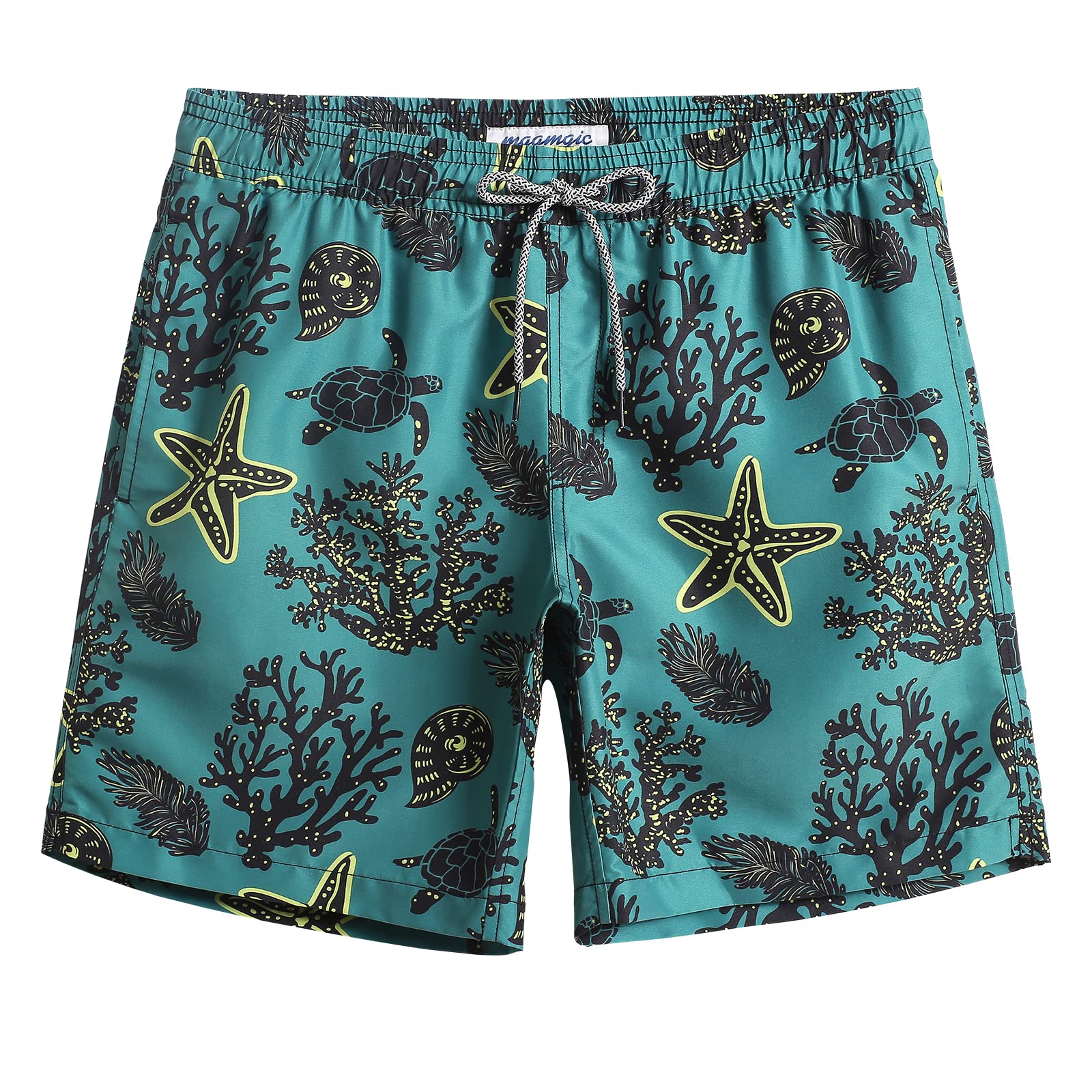 Swim Trunks Mamagic Quick Dry Swim Shorts Para Homens Verdes