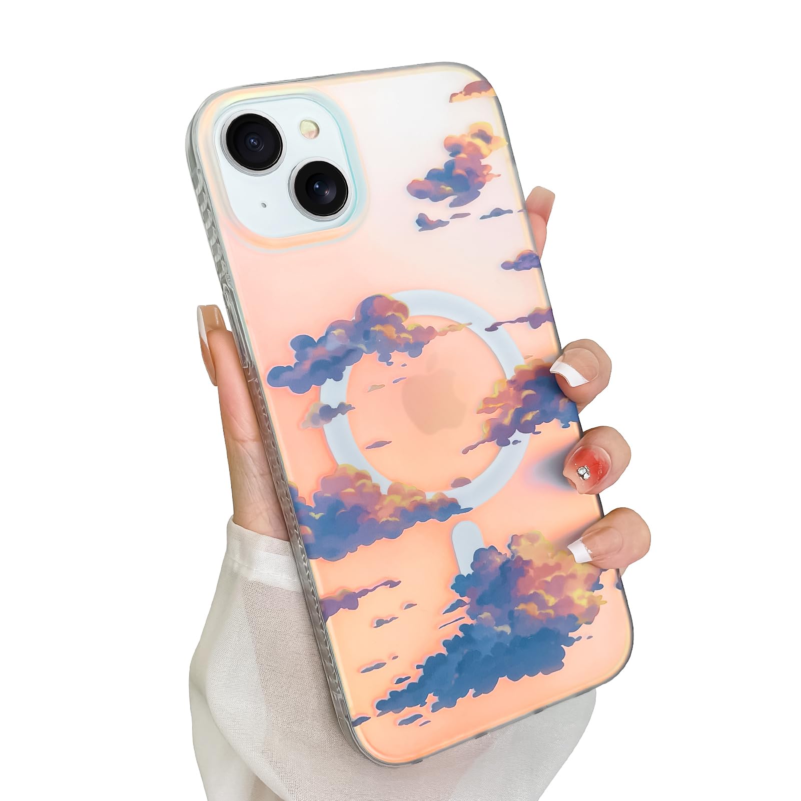 Capa De Celular Heaofei Cute Glitter Sparkly Para Iphone 15 Plus