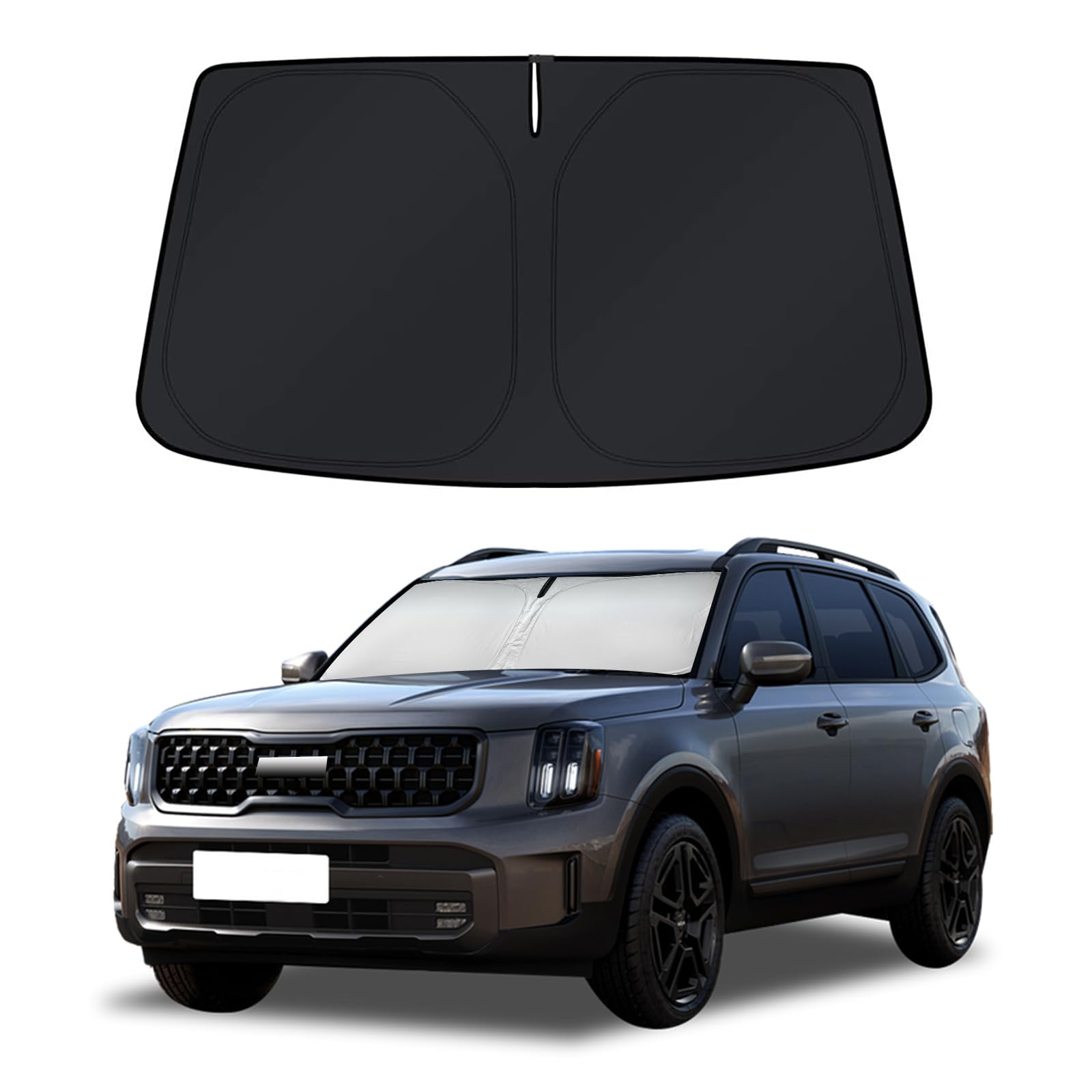 Car Sun Shade Pinbaolala Para Kia Telluride 2020-2024