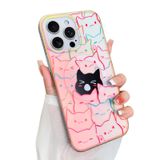 Capa De Telefone Heaofei Cute Para Iphone 14 Pro Max Iridescent Cat