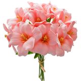 Flores Falsas De Seda Artificial De Tulipa Mandy Pink X12 35cm