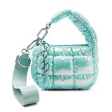 Bolsa De Pulso Doyogi Mini Acolchoada Puffer Dazzling Ice Blue