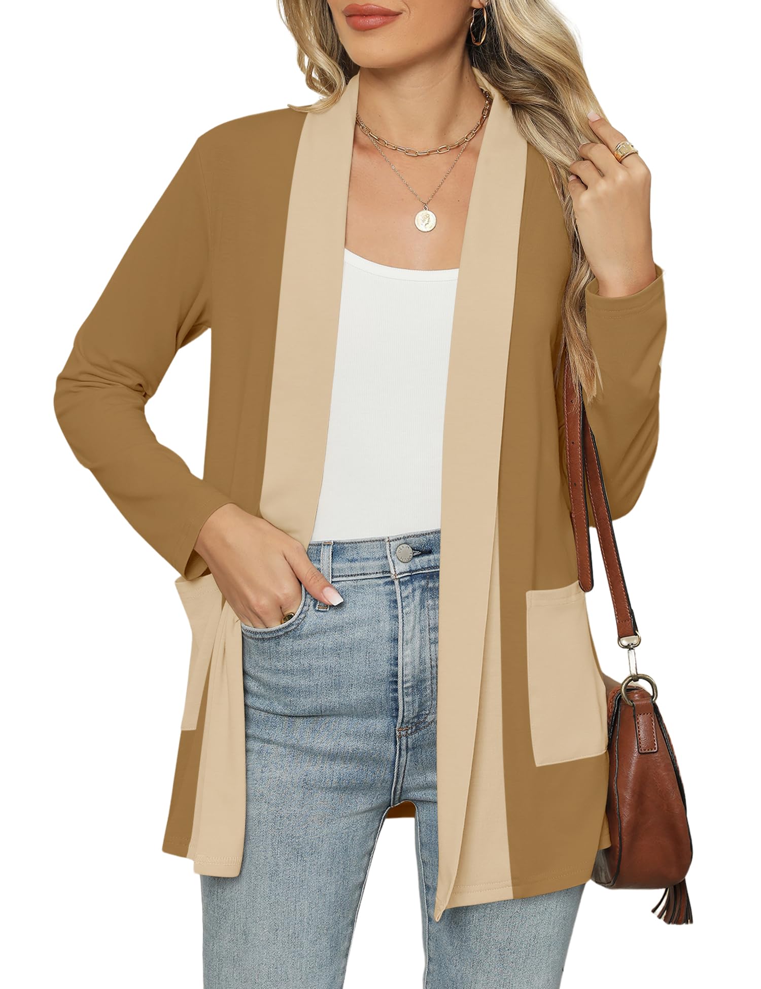 Casaco De Lã Micoson, Casaco, Casual, Solto, Cáqui, S